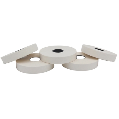 Kraftpapierband / 30 mm breites weißes Kraftpapierband